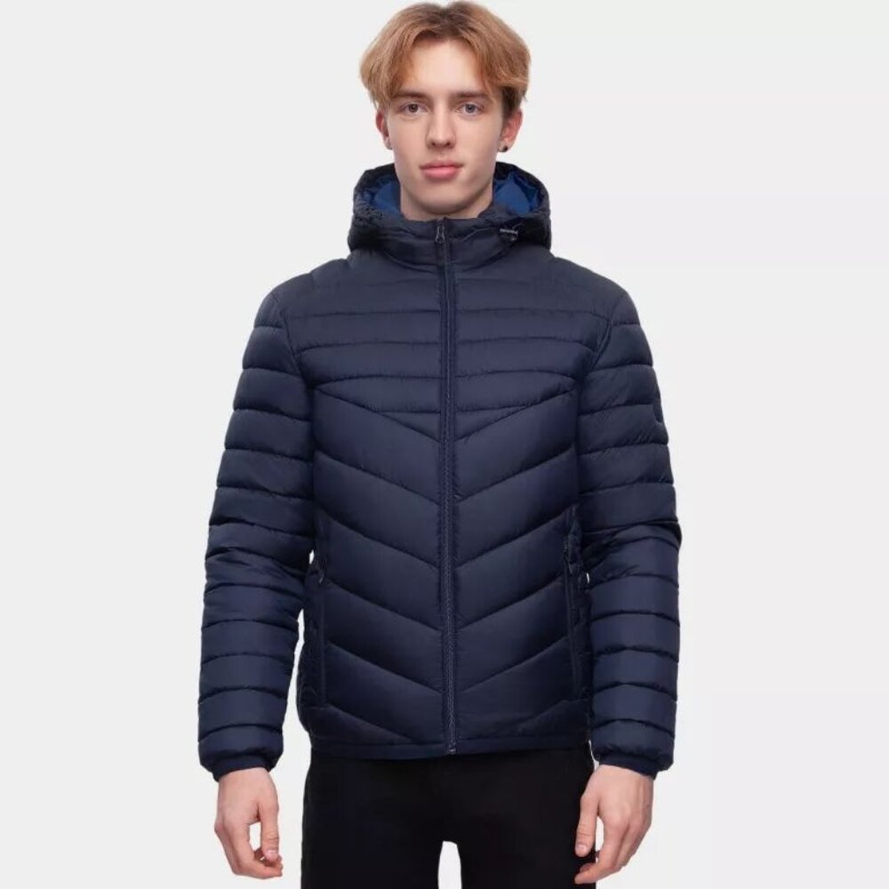 Rokka&Rolla Men's Light Puffer Jacket Coat
